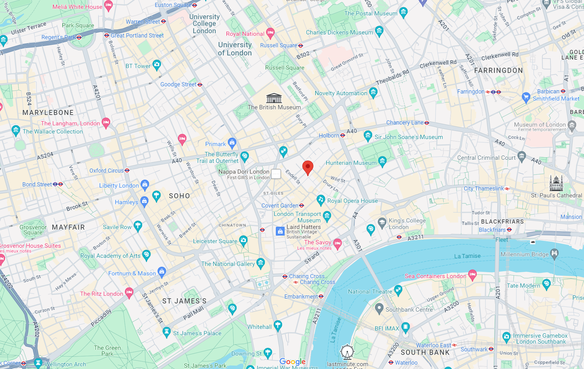 Maps_London 71-75 Shelton Street covent garden WC2H 9JQ London UK Portage Salarial International PSI